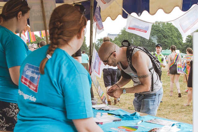 PrideFest 2018 stalls